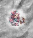 Vorbestellung * Winter Panel - Girl with Reindeer - Eigenproduktion -5